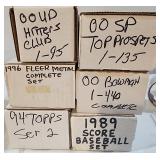 Lot Of 6 80s-00s Unsearched MLB Sleeves & Sets