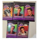 Lot of 5 1992 UD Elvis Presley Sealed Card Packs