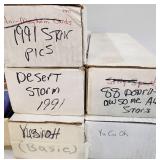 5 VTG Unsearched Non Sports Sleeves & Box Full