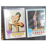 Two 1973 Topps Phil Jackson & G Goodrich Cards