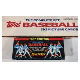 Two 1987 Factory Sets Topps & Sportsflics