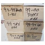 6 Unsearched Sleeves 90s NBA Cards & Sets
