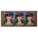 Lot of 3 1975 Topps Willie McCovey Cards