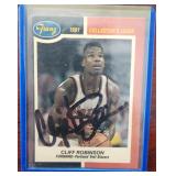 1991 Franz Cliff Robinson Auto Trail Blazers Card