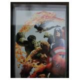 Alex Ross Marvel Heroes Spider-Man Hulk Cap Card