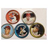 Lot Of 5 1964 Topps Coin Carl Yastrzemski & More