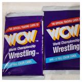 Two 1991 WCW Wrestling Sealed Card Packs