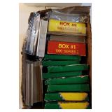Unsearched Box Full of VTG MLB Small Sets & Packs