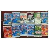 Lot of 12 Sealed 1990s NFL Card Packs