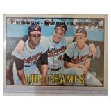1967 Topps #1 The Champs Robinson & Bauer Card