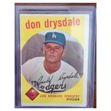 1959 Topps Don Drysdale #387 Card