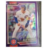 2026 Topps Chrome Nico Hoerner Purple /75