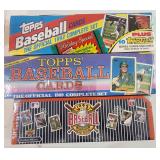 3 Factory Sealed MLB Sets 89&92 Topps & 92 UD
