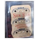 1920s Sen-Sen Gum Baseball Perpetual Counter