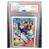 2023 Topps Update Nolan Jones 1988 RC PSA 10