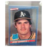 1986 Donruss Jose Canseco Rated Rookie RC