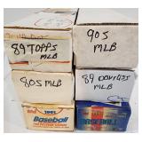 6 MLB 80s-90s Sets & Unsearched Sleeves