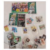 5 Sealed NFL VTG Packs & Multiple VTG Mini Cards