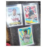 Lot of 3 Ronald Acuna JR Rookie Cards