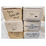 6 Unsearched 90s MLB Sleeves Sets & Mixed