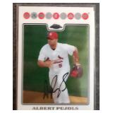 08 Topps Chrome Albert Pujols Signed Card
