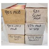 6 Unsearched Sleeves 90s-00s MLB Cards