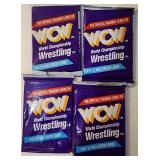4 Sealed 1991 Impel WCW Wrestling Card Packs