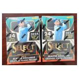 Two 2025 Panini Select Sealed MLB Blaster Boxes