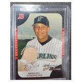 2005 Bowman Miguel Cabrera Game Used Bat Relic
