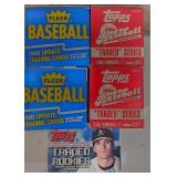 Lot of 5 1989-90 Topps/Fleer Factory MLB Sets