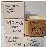 5 Unsearched Sleeves & Sets 90s Hockey/Racing
