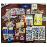 LG Box Of VTG All Sports Memorabilia & Collectable