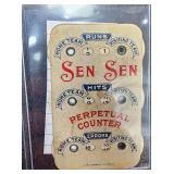 1920s Sen-Sen Gum Baseball Perpetual Counter