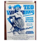 1996 Bleachers 23kt Ted Williams Card W COA Org Bo