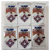 Five 1996 Fleer TX Rangers MLB Sealed Packs