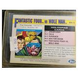 1991 Marvel Fantastic Four vs Mole Man H-5 Hologra