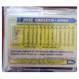 Lot of 20 VTG Jose Canseco Mixed Cards