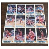 Rare Panini Sticker Panel Michael Jordan & Pippen