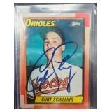 1990 Topps Curt Schilling #97 Signed Auto
