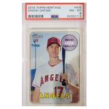 PSA 8 2018 Topps Heritage Shohei Ohtani RC #600