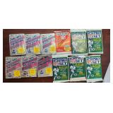 Lot of 12 Sealed 1990s NFL Card Packs