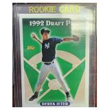7 VTG Jeter/Griffey JR Cards Jeter RC Inc