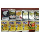 Lot of 12 Sealed 1990s NFL Card Packs