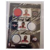 07  Topps Luxury Box 6 Player Game Worn Relic /149