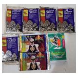 Lot of 8 VTG Sealed Non Sports Card Packs
