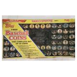 Complete 1989 Topps MLB Coin Set In Original Box