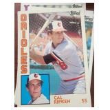 110 + 1984-86 MLB Jumbo Cards