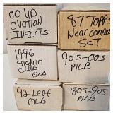 Lot of 6 80s-00s MLB Unsearched Sleeves & Sets