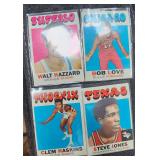 Lot of 4 1970s Topps Basketball Cards