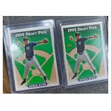 Two 1993 Topps Derek Jeter Rookie Cards